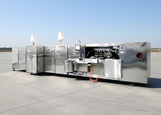 Máquina Automática para Galletas de Barquillo con Sistema de Control PLC que Proporciona Control Preciso para la Producción de Barquillos