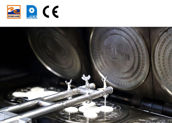 Máquina Automática para Galletas de Barquillo con Sistema de Control PLC que Proporciona Control Preciso para la Producción de Barquillos
