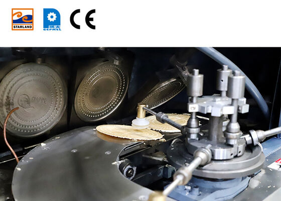 Máquina Automática para Galletas de Barquillo con Sistema de Control PLC que Proporciona Control Preciso para la Producción de Barquillos