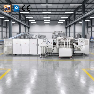 Línea de producción automática de cesta de gofres Configuración ajustable Apoyo técnico de video ofrecido