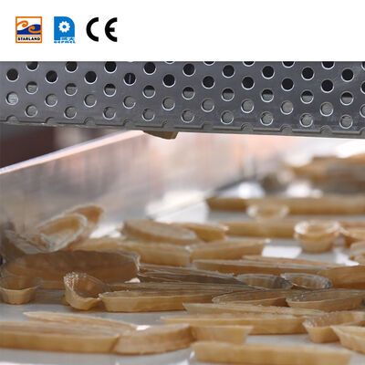 Línea de producción de obleas Monaka de acero inoxidable que incluye solución de control de temperatura con pantalla digital para hacer galletas obleas