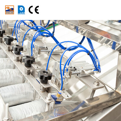 Dispositivo automático de manguera de cono de acero inoxidable, incluida la especificación del motor principal, construido para la línea de producción de cono industrial