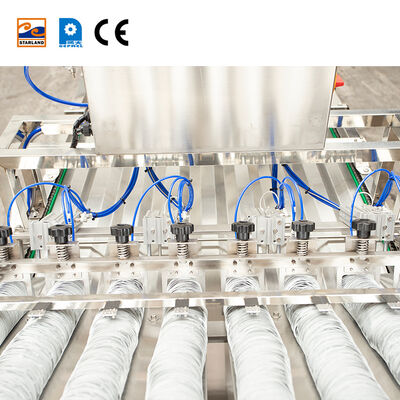 Dispositivo automático de manguera de cono de acero inoxidable, incluida la especificación del motor principal, construido para la línea de producción de cono industrial