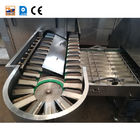 Cadena de producción automática del cono, 89 pedazos de acero inoxidable de la plantilla de 200*240m m que cuece.