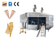 Alta máquina de la producción del cono de la galleta de la productividad con la placa que cuece 28