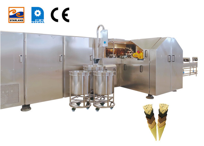 1.1KW 10000pcs/máquina que cuece del cono de helado de Sugar Cone Production Line de la hora