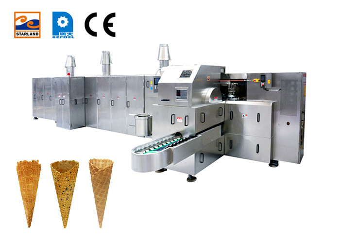 Máquina comercial 11kg del cono de helado/instalación del campo de la hora 2.0hp
