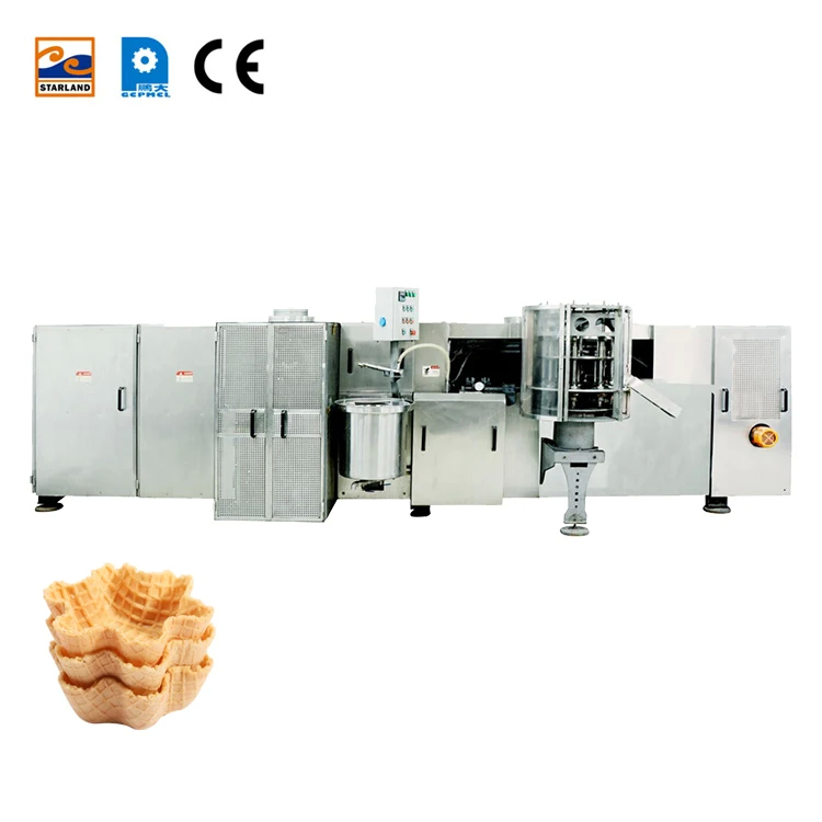 Línea de producción de cestas de gofres personalizables con motor principal de 2,0 CV / 1,5 kW