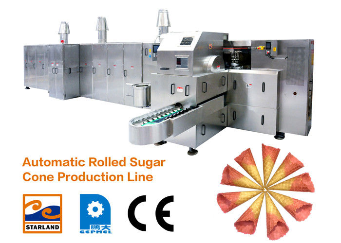 La máquina/la galleta ahorros de energía de la hornada del cono de helado cuece la máquina rodada del cono del azúcar