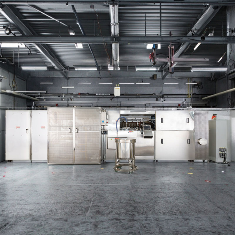 Línea de producción de conchas de tarta personalizable Máquina para hornear galletas