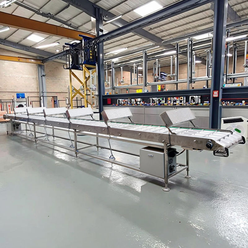 Accesorios para la línea de producción de conos con estándares industriales en acero inoxidable