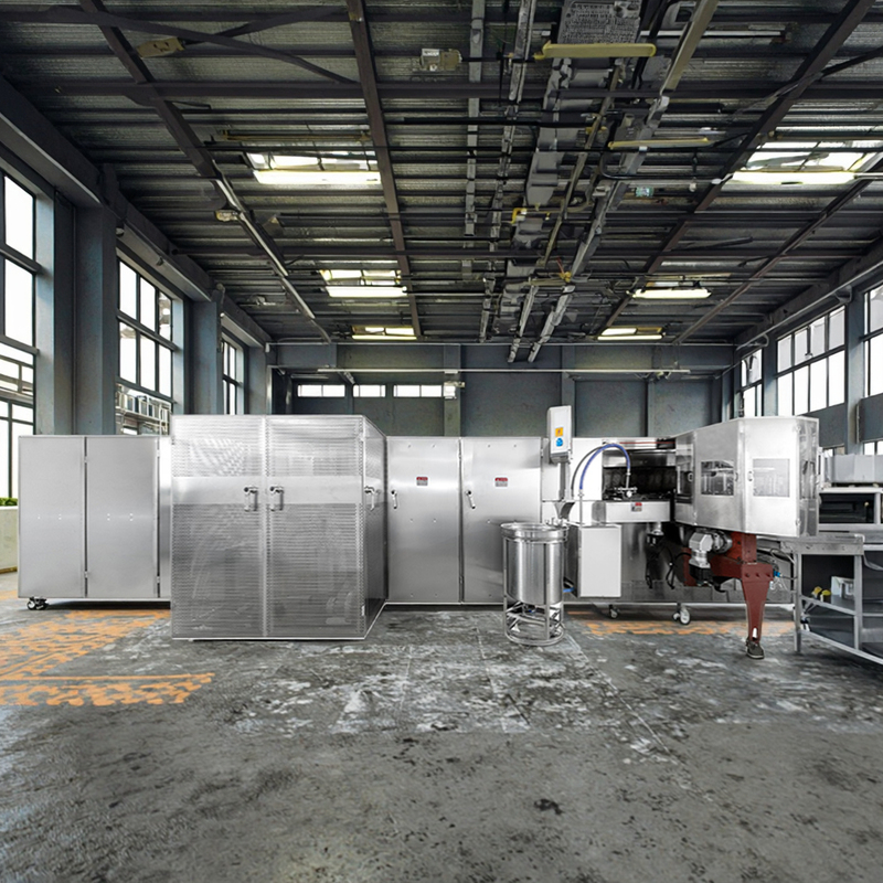 Sistema de control PLC Máquina automática de cesta de gofres para cestas de acero inoxidable en el mercado de alta demanda