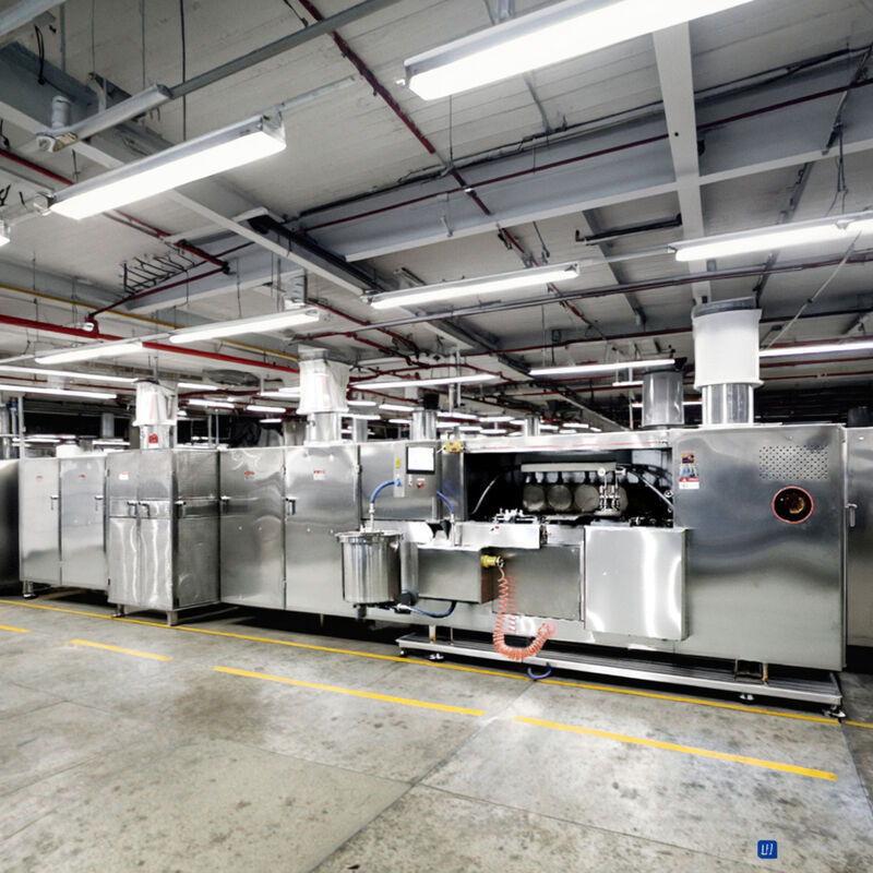 Línea de producción automática de galletas de obleas Máquina personalizada para la fabricación continua de galletas de obleas y la eficiencia del embalaje