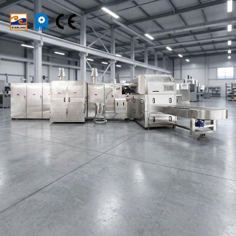 Línea de producción de cono de azúcar de rodillo automático completo 220V 380V Línea de producción de cono de azúcar de rodillo automático para la fabricación