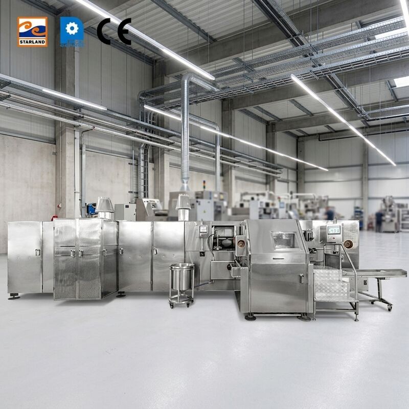 Máquina de hornear helados de alimentos con biscoitos con sistema de control inteligente para una gestión precisa del proceso de horneado