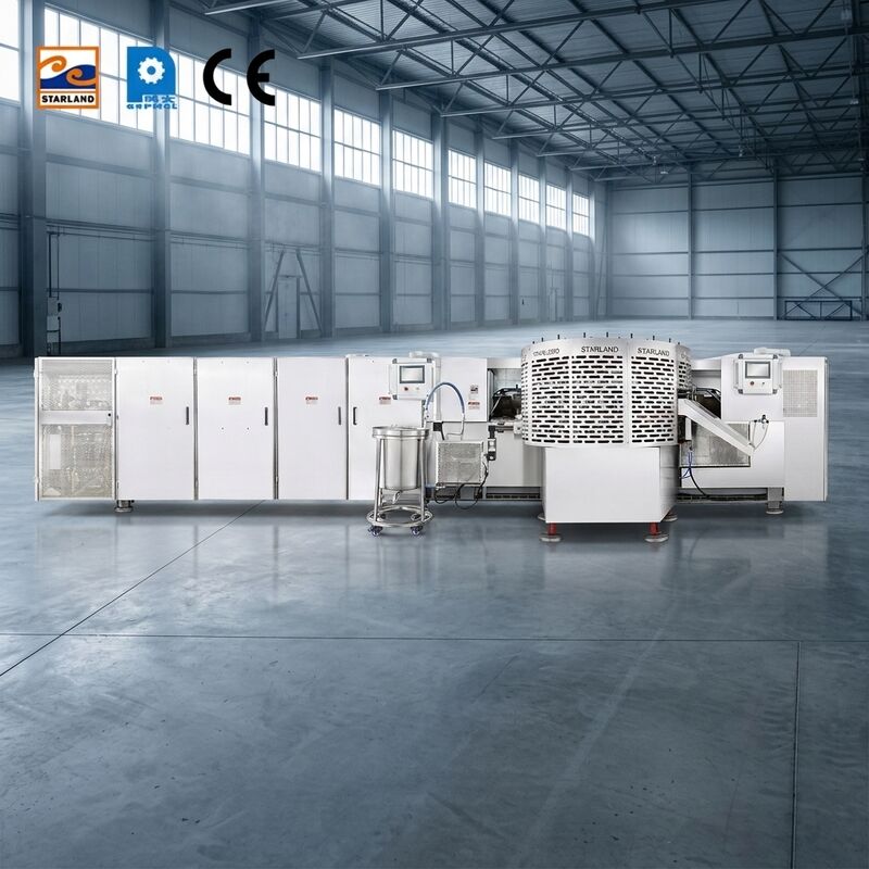 Línea de producción de cestas de gofres de alta capacidad Tecnología innovadora para operaciones de fabricación de cestas de gofres optimizadas
