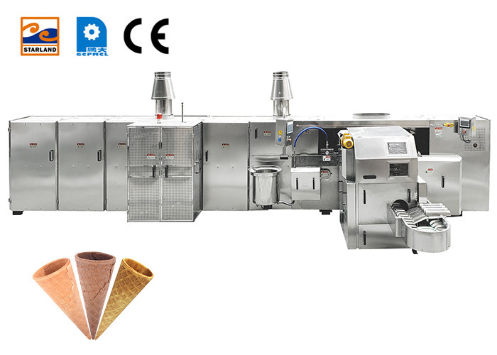 Sugar Cone Machine comercial de acero inoxidable 10000PCS/H