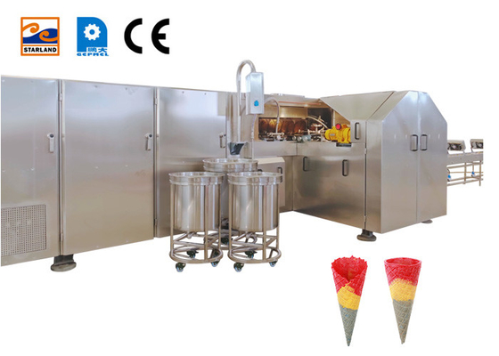 La cadena de producción automática del cono de helado rodó a Sugar Cone Machine