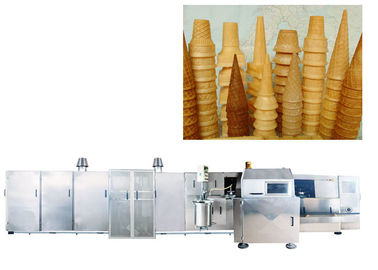 Cono de helado que hace la máquina 10500Lx2400Wx1800H de la taza de la galleta