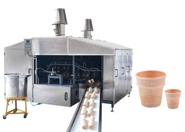Completamente máquina del cono de helado de Antomatic con rápido calentando para arriba el horno 380V