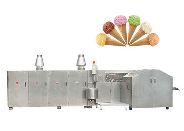Máquina 6700L * 2400W del cono de la cadena de producción del rollo de huevo de la pulpa del CE/de helado * 1800H