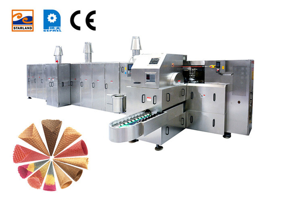 Sugar Cone Production Line Waffle comercial que cuece a Sugar Biscuit Cone Machine rodado