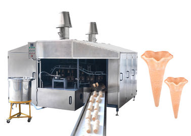 Cono semi automático de la pizza del fabricante del cono de la oblea del helado que hace la máquina