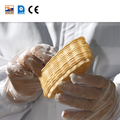 Línea de producción de obleas Monaka de voltaje ajustable Producción personalizable