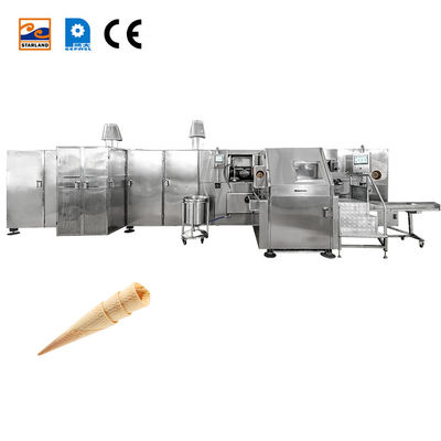 Línea de producción automática de conos de azúcar de acero inoxidable PLC con garantía