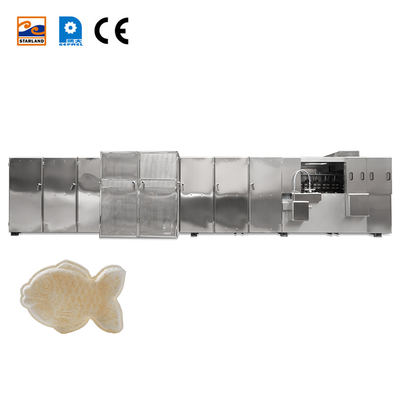 1Máquina de hornear galletas de wafer Monaka de 5 kW con control de temperatura en pantalla digital