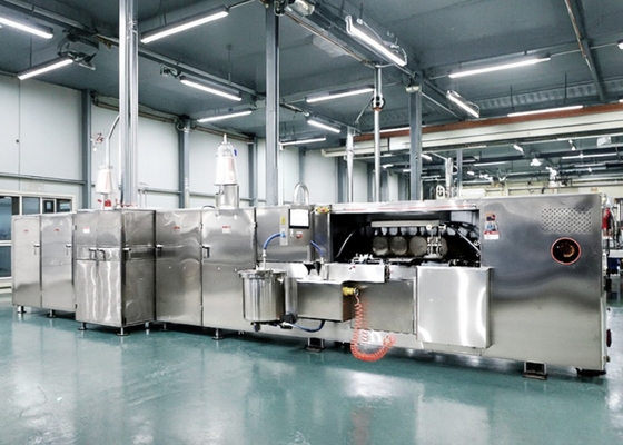 Equipo de producción de galletas de obleas personalizado con soporte técnico de video después del servicio
