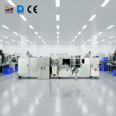 Máquina automática para cestas de gofres con funcionamiento continuo, adecuada para la producción a gran escala