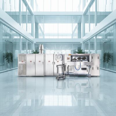 Máquina de cono de obleas automática hecha de acero inoxidable perfecta para la producción continua de deliciosos conos de obleas crujientes