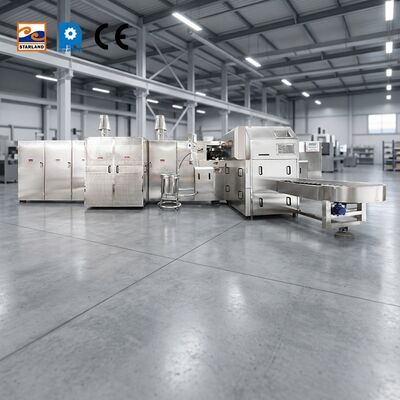 Línea de producción de cono de azúcar de rodillo automático completo 220V 380V Línea de producción de cono de azúcar de rodillo automático para la fabricación