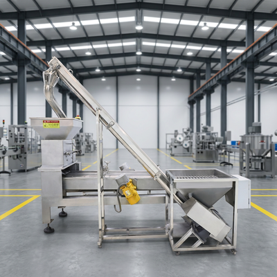 Soporte técnico de video Accesorios para línea de producción de conos Molino automático de gofres/galletas con transportador de espiral