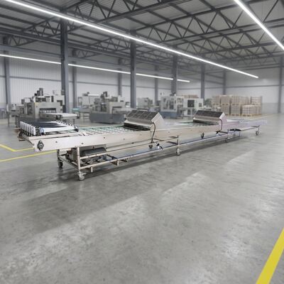 Apoyo técnico de vídeo transportador de refrigeración de marshalling que proporciona soluciones integrales para el procesamiento de alimentos