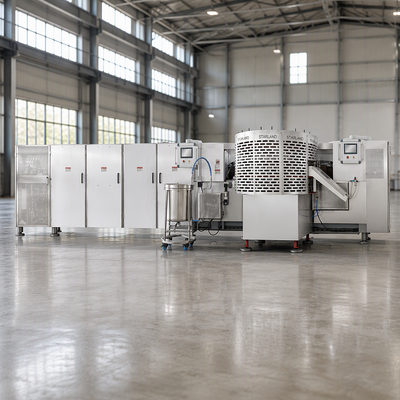 Máquina automática de cesta de gofres de acero inoxidable construida para la durabilidad y el funcionamiento continuo en entornos de la industria alimentaria