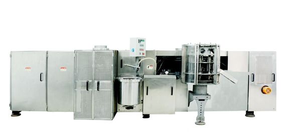 Helado del mezclador del talud 10kg/hour Sugar Cone Making Machine