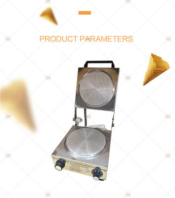 Materiales de acero inoxidables del fabricante del cono de la galleta del helado de gas del CE