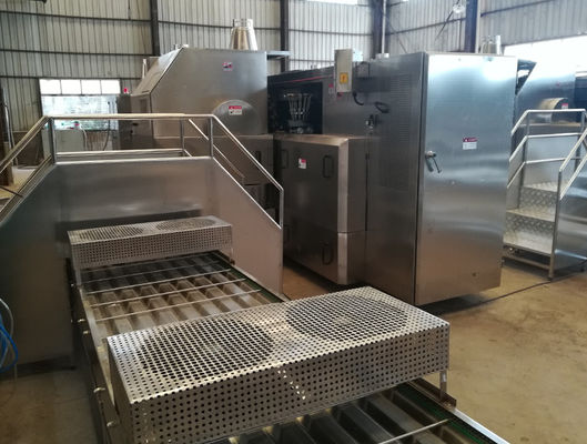 Pequeño helado redondo eléctrico de Sugar Cone Production Line For de la galleta del cuenco