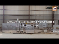 Máquina automática de helado comercial con cono personalizado