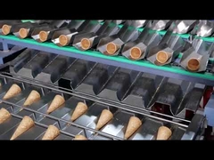 cadena de producción del cono del azúcar